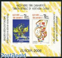 Delcampe - Turkish Cyprus 2006 Europa, Integration S/s, Imperforated, Mint NH, History - Nature - Europa (cept) - Flags - Birds - Autres & Non Classés