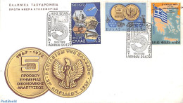Delcampe - Greece 1972 Revolution Of 1967 3v, First Day Cover, History - Various - Flags - Maps - Lettres & Documents