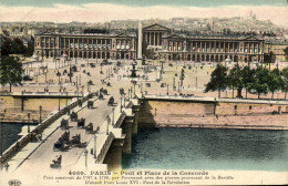 Delcampe - CPA Paris Pont Et Place De La Concorde - Plätze