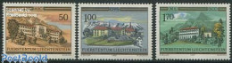 Delcampe - Liechtenstein 1985 Abbeys 3v, Mint NH, Religion - Cloisters & Abbeys - Neufs