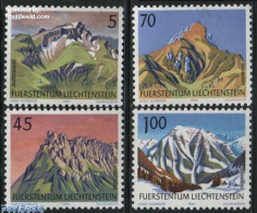 Delcampe - Liechtenstein 1990 Mountains 4v, Mint NH, Sport - Mountains & Mountain Climbing - Neufs