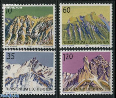 Delcampe - Liechtenstein 1990 Mountains 4v, Mint NH, Sport - Mountains & Mountain Climbing - Neufs