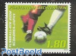 Delcampe - Liechtenstein 2002 W.C. Football 1v, Mint NH, Sport - Football - Neufs
