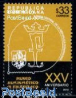 Delcampe - Dominican Republic 2010 Philatelic & Numismatic Museum 1v, Mint NH, Philately - Art - Museums - Museos