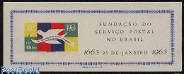 Delcampe - Brazil 1963 300 Years Post S/s, Mint NH, Nature - Birds - Post - Pigeons - Ungebraucht