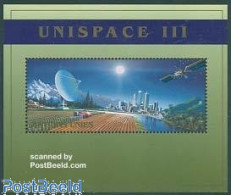 Delcampe - United Nations, Geneva 1999 Unispace S/s, Mint NH, Science - Transport - Telecommunication - Space Exploration - Télécom