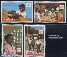 Delcampe - Barbados 1981 Int. Year Of Disabled People 4v, Mint NH, Health - Transport - Disabled Persons - Int. Year Of Disabled .. - Handicaps