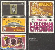 Delcampe - Nigeria 1976 Cultural Festival 5v, Mint NH, Various - Folklore - Autres & Non Classés