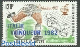 Delcampe - Wallis & Futuna 1982 Italy Football World Cup Winner 1v, Mint NH, Sport - Football - Autres & Non Classés