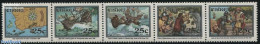 Delcampe - Ciskei 1991 Stamp Day 5v [::::], Mint NH, History - Transport - Various - Explorers - Ships And Boats - Maps - Explorateurs