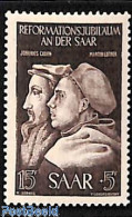 Delcampe - Germany, Saar 1951 Reformation 1v, Mint NH, Religion - Religion - Autres & Non Classés