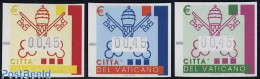 Delcampe - Vatican 2004 Automat Stamps 3v, Mint NH, Automat Stamps - Neufs