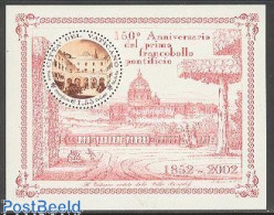 Delcampe - Vatican 2002 150 Years Stamps S/s, Mint NH, Various - Philately - Round-shaped Stamps - Neufs