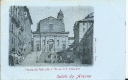 Delcampe - ITALIE - Saluti Da ANCONA - Piazza Del Plebiscito - Ancona
