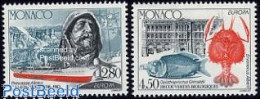 Delcampe - Monaco 1994 Europa, Discoveries 2v, Mint NH, History - Nature - Transport - Various - Europa (cept) - Fish - Ships And.. - Ungebraucht
