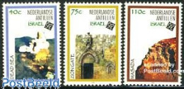 Delcampe - Netherlands Antilles 1998 Israel 1998 3v, Mint NH, Religion - Judaica - Judaisme