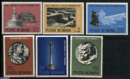 Delcampe - Romania 1975 European Monument Year 6v, Mint NH, History - Archaeology - Europa Hang-on Issues - History - Art - Bridg.. - Unused Stamps