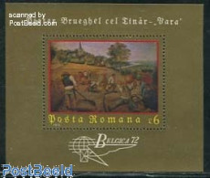 Delcampe - Romania 1972 Belgica 72 S/s, Mint NH, Philately - Art - Paintings - Unused Stamps