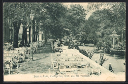 Delcampe - AK Essen A. Ruhr, Stadtgarten, Blick Von Der Terrasse - Essen