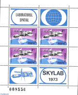 Delcampe - Romania 1974 Skylab S/s, Mint NH, Transport - Space Exploration - Unused Stamps