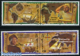 Delcampe - Gibraltar 1992 Europa, Discovery Of America 2x2v [:], Mint NH, History - Transport - Various - Europa (cept) - Explore.. - Explorateurs