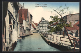 Delcampe - AK Ulm / Donau, Partie An Der Blau Mit Brücke - Ulm
