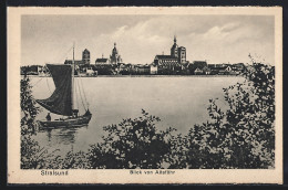 Delcampe - AK Stralsund, Blick Von Altefähr - Stralsund