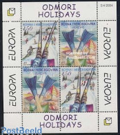 Delcampe - Bosnia Herzegovina - Croatic Adm. 2004 Europa, Holidays S/s, Mint NH, History - Sport - Transport - Various - Europa (.. - Vela