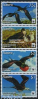 Delcampe - Naoero (Nauru) 2008 WWF, Greater Frigate Bird 4v [:::], Mint NH, Nature - Birds - World Wildlife Fund (WWF) - Autres & Non Classés