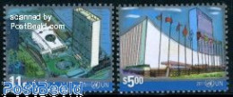 Delcampe - United Nations, New York 2011 Definitives 2v, Mint NH, Art - Modern Architecture - Autres & Non Classés