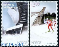 Delcampe - Norway 2011 World Cup Skiing 2v, Mint NH, Sport - Skiing - Sport (other And Mixed) - Ungebraucht