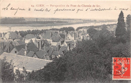 Delcampe - GIEN Perspective Du Pont Du Chemin De Fer 23(scan Recto-verso) MA914 - Gien