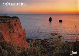 Delcampe - PENESTIN Les Rochers Des Demoiselles Au Crepuscule 15(scan Recto-verso) MA913 - Pénestin