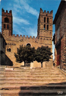 Delcampe - ELNE La Cathedrale Ste Eulalie XIe Siecle La Facade 26(scan Recto-verso) MA908 - Elne