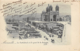 Delcampe - MARSEILLE La Cathedrale Et Le Quai De La Joliette 19(scan Recto-verso) MA920 - Joliette, Hafenzone