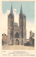 Delcampe - COUTANCES Cathedrale Notre Dame Facade Ouest 4(scan Recto-verso) MA959 - Coutances
