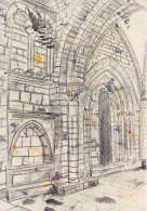 Delcampe - TULLE Cathedrale XIIe S Detail Du Voutement Du Porche Insatiable Salut De Notre Patrimoine 26(scan Recto-verso) MA956 - Tulle