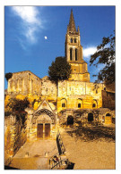 Delcampe - SAINT EMILION L Eglise Monolithe Creusee Dans Le Roc Et Son Clocher 22(scan Recto-verso) MA955 - Saint-Emilion
