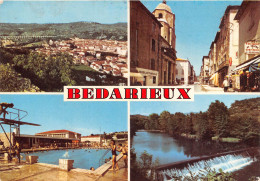 Delcampe - BEDARIEUX Divers Aspects De La Ville 5(scan Recto-verso) MA955 - Bedarieux