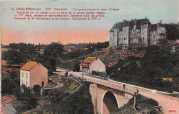 Delcampe - BOUSSAC Vue Panoramisue Du Vieux Chateau 7(scan Recto-verso) MA953 - Boussac