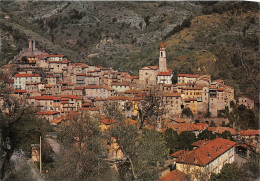 Delcampe - Hotel Mediterranee LUCERAM Altitude 600m Vue Generale 3(scan Recto-verso) MA951 - Lucéram