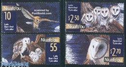 Delcampe - Niuafo'ou 2001 Owls 4v, Mint NH, Nature - Birds - Birds Of Prey - Owls - Autres & Non Classés