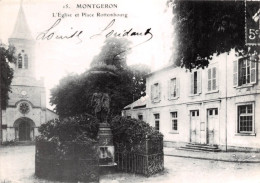 Delcampe - MONTGERON L Eglise Et Place Rottembourg 25(scan Recto-verso) MA949 - Montgeron