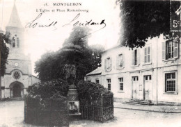 Delcampe - MONTGERON L Eglise Et Place Rottembourg 12(scan Recto-verso) MA949 - Montgeron