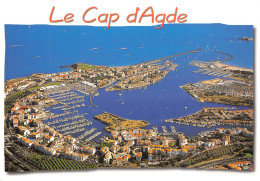 Delcampe - LE CAP D AGDE Entree Du Port Vue Generale 23(scan Recto-verso) MA943 - Agde