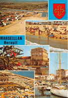 Delcampe - MARSEILLAN Sa Tres Belle Plage Ses Nombreux Camping Son Port De Plaisance 15(scan Recto-verso) MA943 - Marseillan