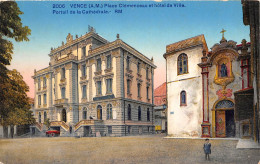 Delcampe - VENCE Place Clemenceau Et Hotel De Ville Portail De La Cathedrale 17(scan Recto-verso) MA941 - Vence