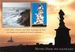 Delcampe - PLOGOFF Le Pointe Du Raz Notre Dame Des Naufrages 21(scan Recto-verso) MA939 - Plogoff