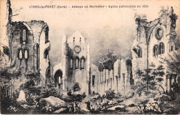 Delcampe - LYONS LA FORET Abbaye De Mortemer Eglise Paroissiale En 1824 4(scan Recto-verso) MA977 - Lyons-la-Forêt