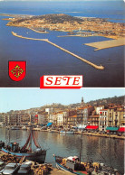 Delcampe - SETE Vue Aerienne De Cette Ile Singuliere Le Canal Principal 13(scan Recto-verso) MA963 - Sete (Cette)